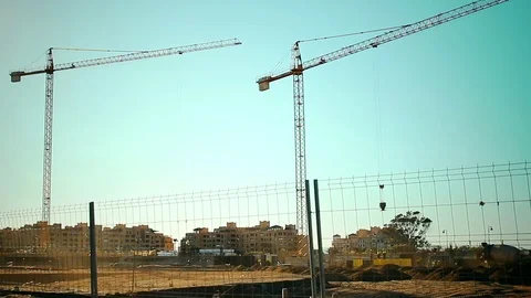 Building Construction Timelapse Stock Footage 87978922