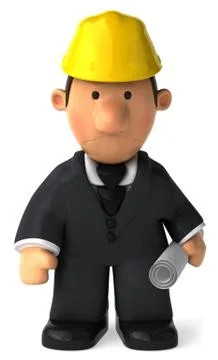 Building contractor Ilustración de archivo