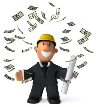 Building contractor Ilustración de archivo