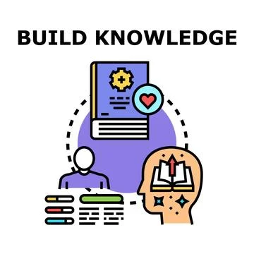 Building core knowledge for personal and professional development Illustrazione stock