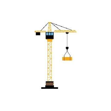 Building crane Ilustración de archivo