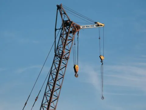 Building crane Stock Photos