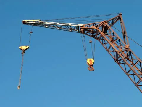 Building crane Stock Photos