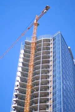 Building crane Stock Photos