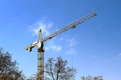 Building crane Foto stock
