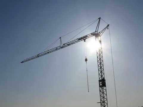 The building crane Stock Photos