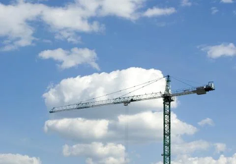 Building crane Foto stock