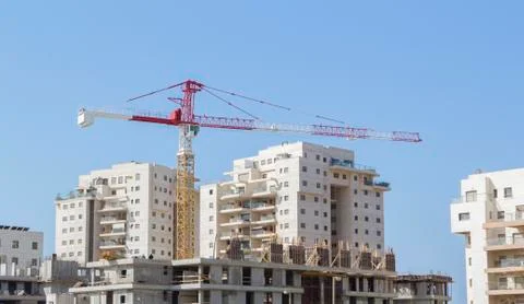 Building crane 写真素材