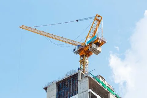 Building crane Stock Photos