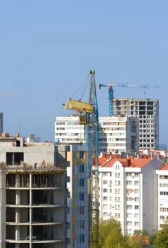 Building crane. Stock Photos