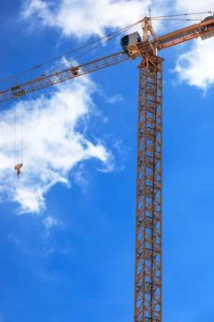 A building crane Stock Photos