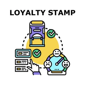 Building customer loyalty program with digital rewards Stock Illustration