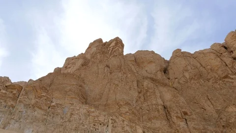 The Building is Cut Down in The Rocks Stock Footage 128401112