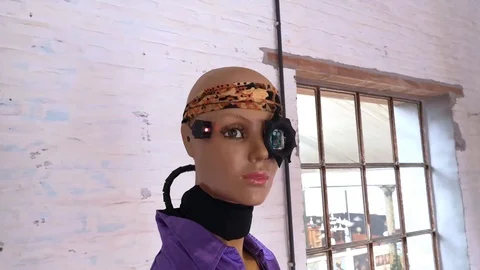 Building a cyborg Stock Footage 120329745