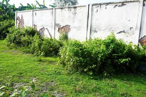 The building is damaged Foto stock