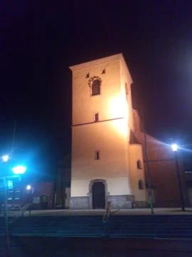 Building in the Dark Stock-Fotos