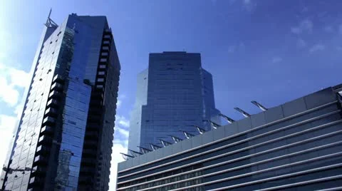 Building Day Business 001 Stock Footage