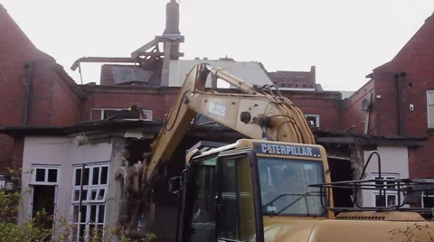 Building demolition Stock Footage 33599276