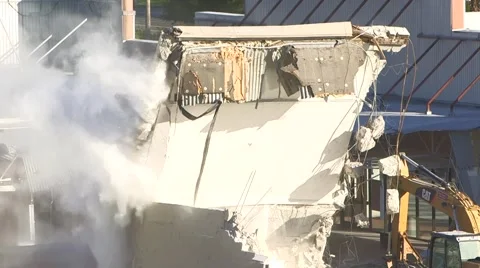 Building demolition Stock Footage 46415506