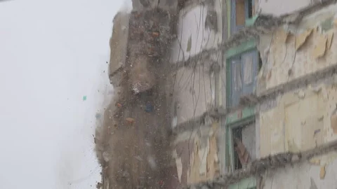 Building demolition Stock Footage 102269631