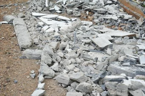 Building demolition Stock Photos