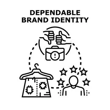 Building dependable brand identity and customer loyalty イラスト素材