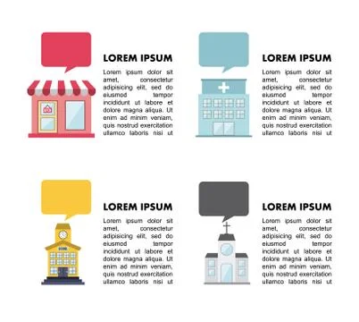 Building design over white background, vector illustration Ilustração Stock