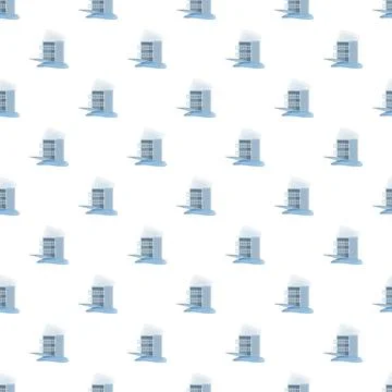 Building design pattern creating abstract urban shapes Stock Illustration