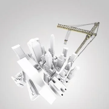 Building development concept Stock Illustration