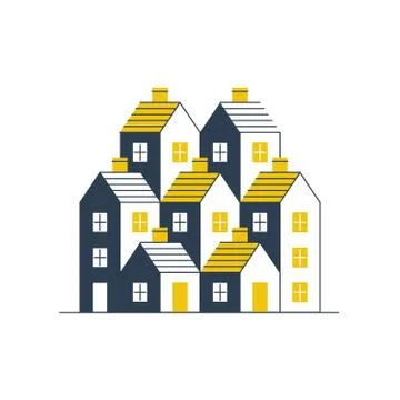 Building development, mortgage and realty concept Ilustración de archivo