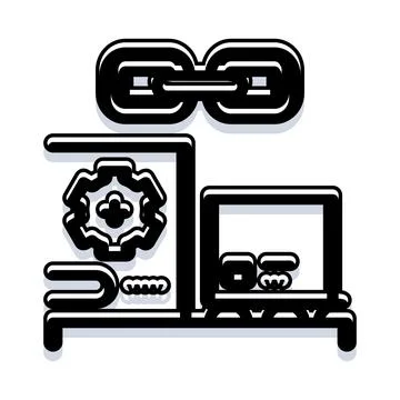 Building digital connections and technology integration platform イラスト素材