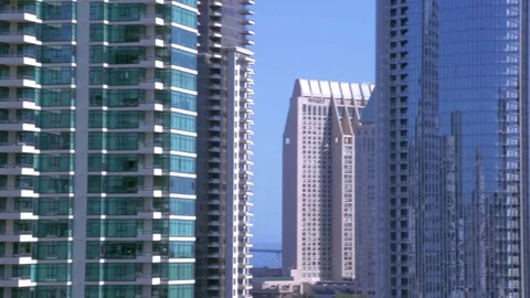 Building with dizzy effect and Close up. Stock Footage 75359726