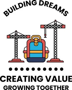Building dreams creating value growing together Stock Illustration