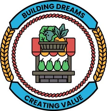 Building dreams is creating value Ilustración de archivo