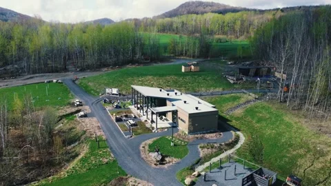 Building Drone Forest Stock Footage 272931793