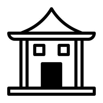 Building dualtone illustration vector and logo Icon new year icon perfect. Ilustración de archivo