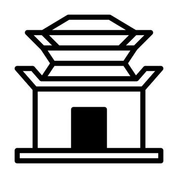 Building dualtone illustration vector and logo Icon new year icon perfect. Ilustración de archivo