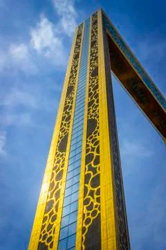 Building Dubai Frame Stock Photos