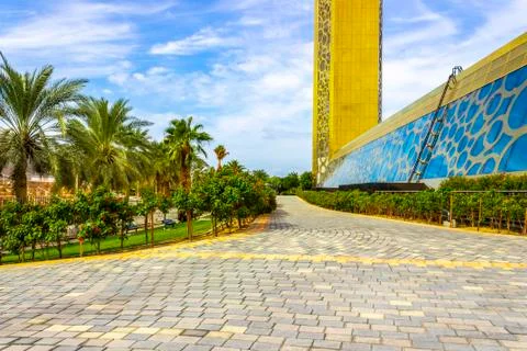 Building Dubai Frame Foto stock