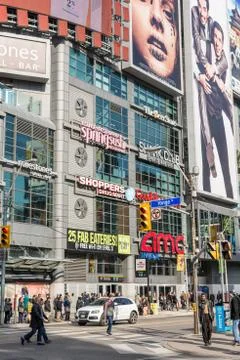 Building at dundas square Stock Photos