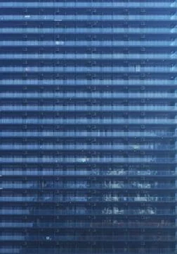 Building elevation. high density residential condominium modern glass and ste Stock Photos