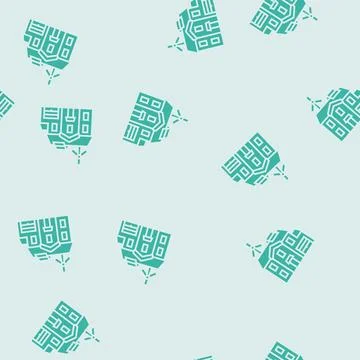 Building energy efficient glyph seamless pattern Ilustración de archivo