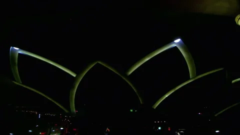 Building in the evening Stock Footage 235264704