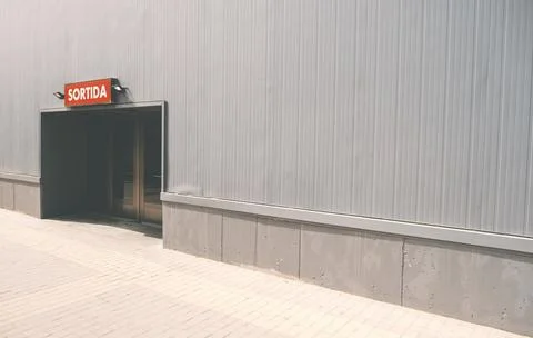 Building Exit Door 库存照片
