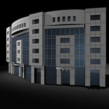 Building facade 02 3D Model