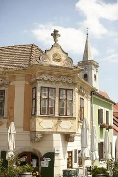 Building facade and window Stock Photos