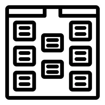 Building facade with multiple windows is representing modern architecture Ilustración de archivo