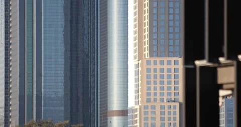 Building Facades In LA Sunlight Stock Footage 224919288