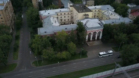 Building fasade close up view Vídeo Stock 83506797