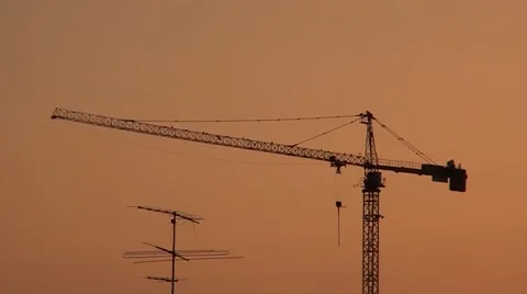 Building faucet in sunset time. Stock-Footage 41852541